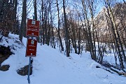16 La stradetta diviene  sentiero che porta al Passo di Grialeggio e in Valle Asinina